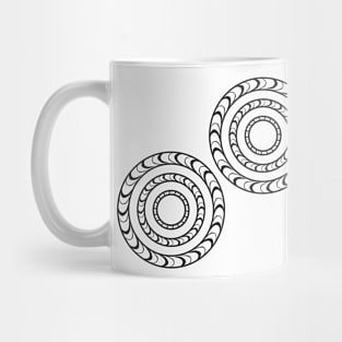 Optical Illusion Circles Mug